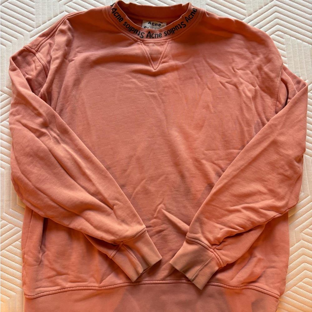 Acne studios pink sweatshirt